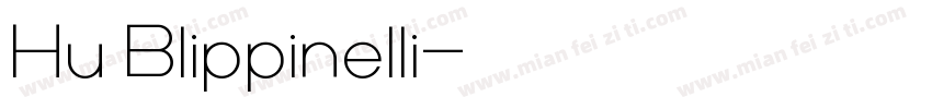 Hu Blippinelli字体转换